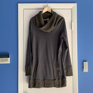 Extra long cowl neck fair trade sweatshirt